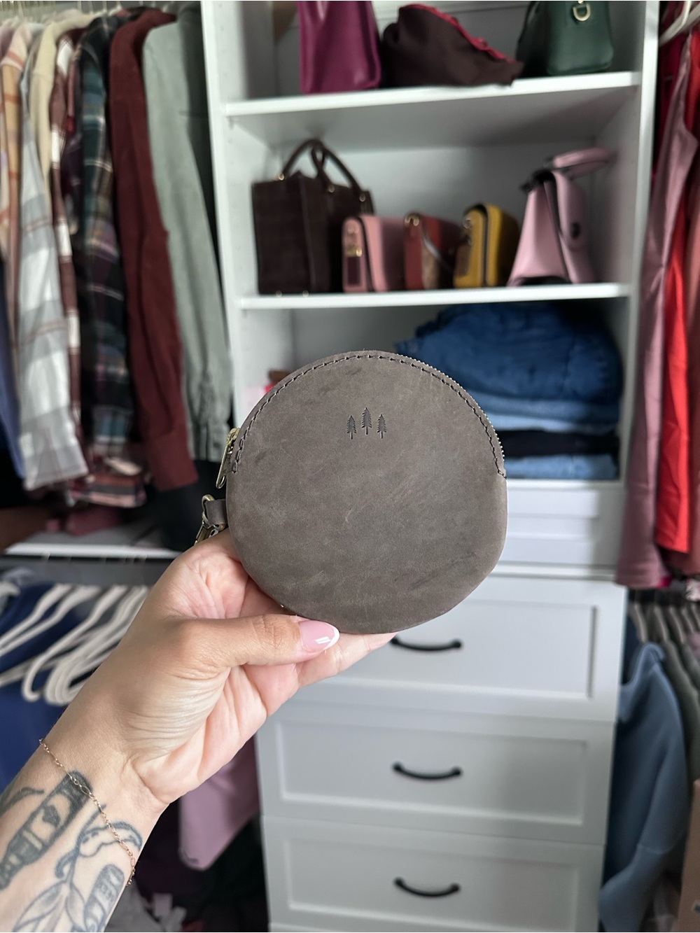 Portland Leather Goods Gordita OG Groupie Gray (UNICORN)